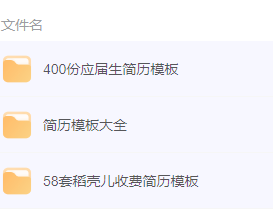 简历模板大全200+应届生简历模板400+58套稻壳儿收费简历模板-设计师网