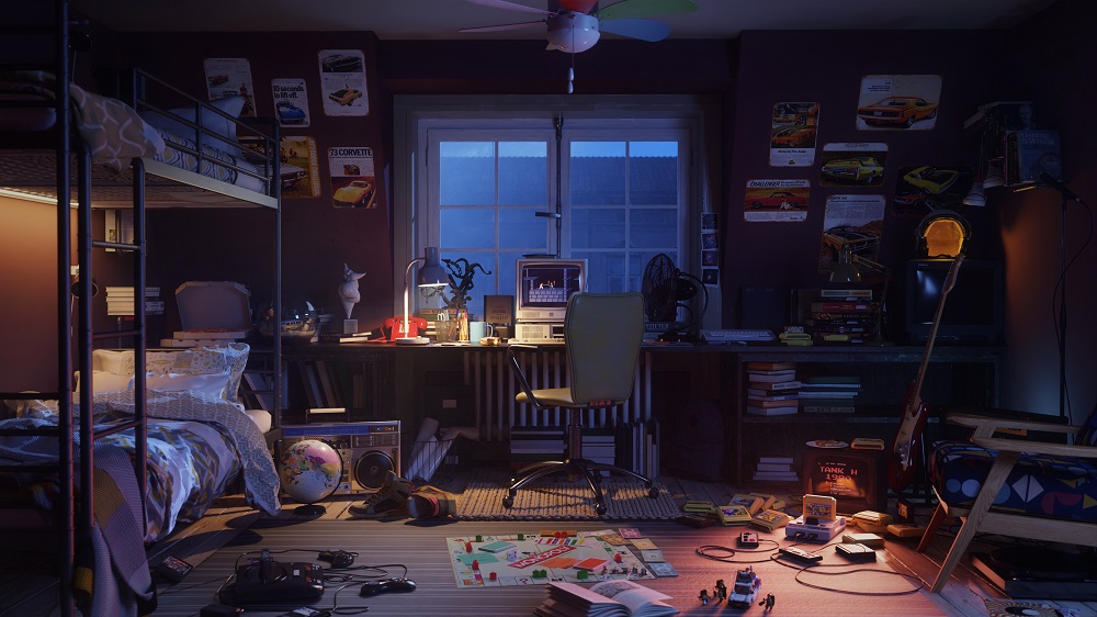 3D 场景 卧室 床 桌椅 电脑 窗 灯光4k壁纸3840×21603D 场景 卧室 床 桌椅 电脑 窗 灯光4k壁纸3840x2160