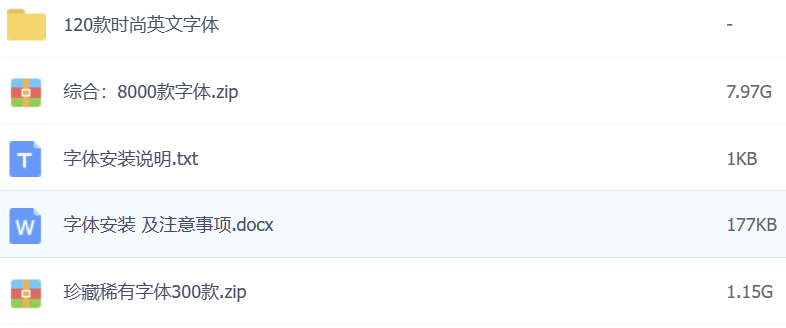收集全网近1万种稀有设计师电脑字体-设计师网