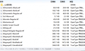 ●免费商用英文字体(创意字体):集合了上百款有趣、有特色的英文字体,很适合英文、数字、字母类创意设计使用-设计师网